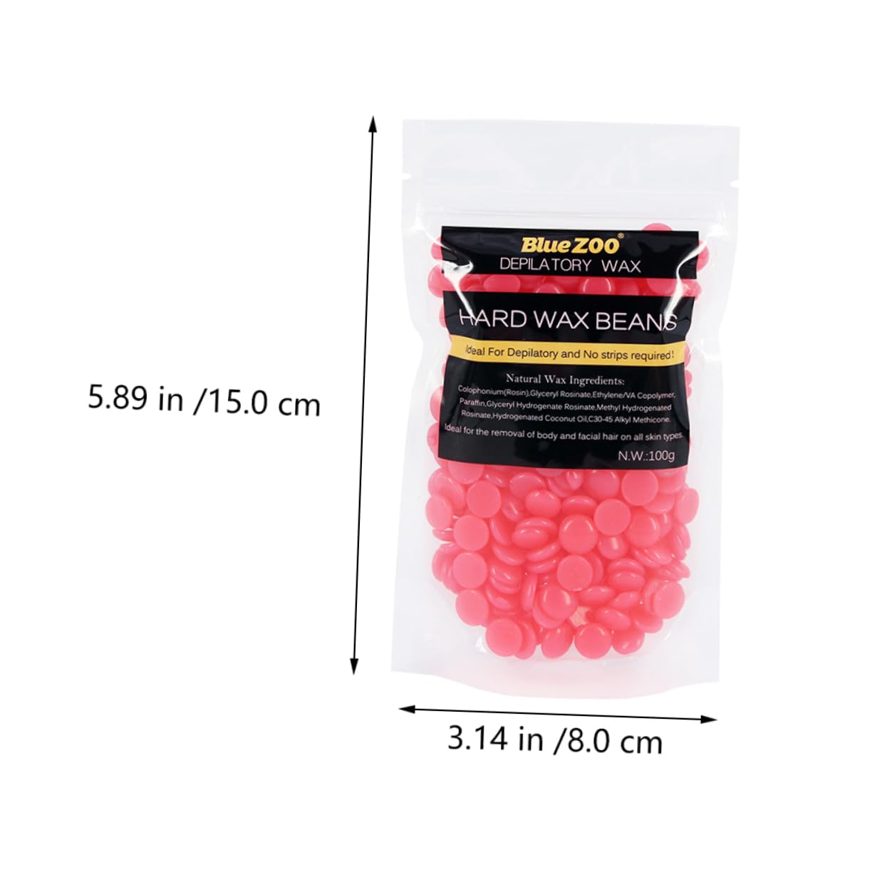 2-Pack Hard Wax Beans & Wax Warmer Kit for Hair Removal - Professional Sugaring Waxing Kit with Beeswax for Face, Legs, Bikini & Body - Perfect for Salon & Home Use