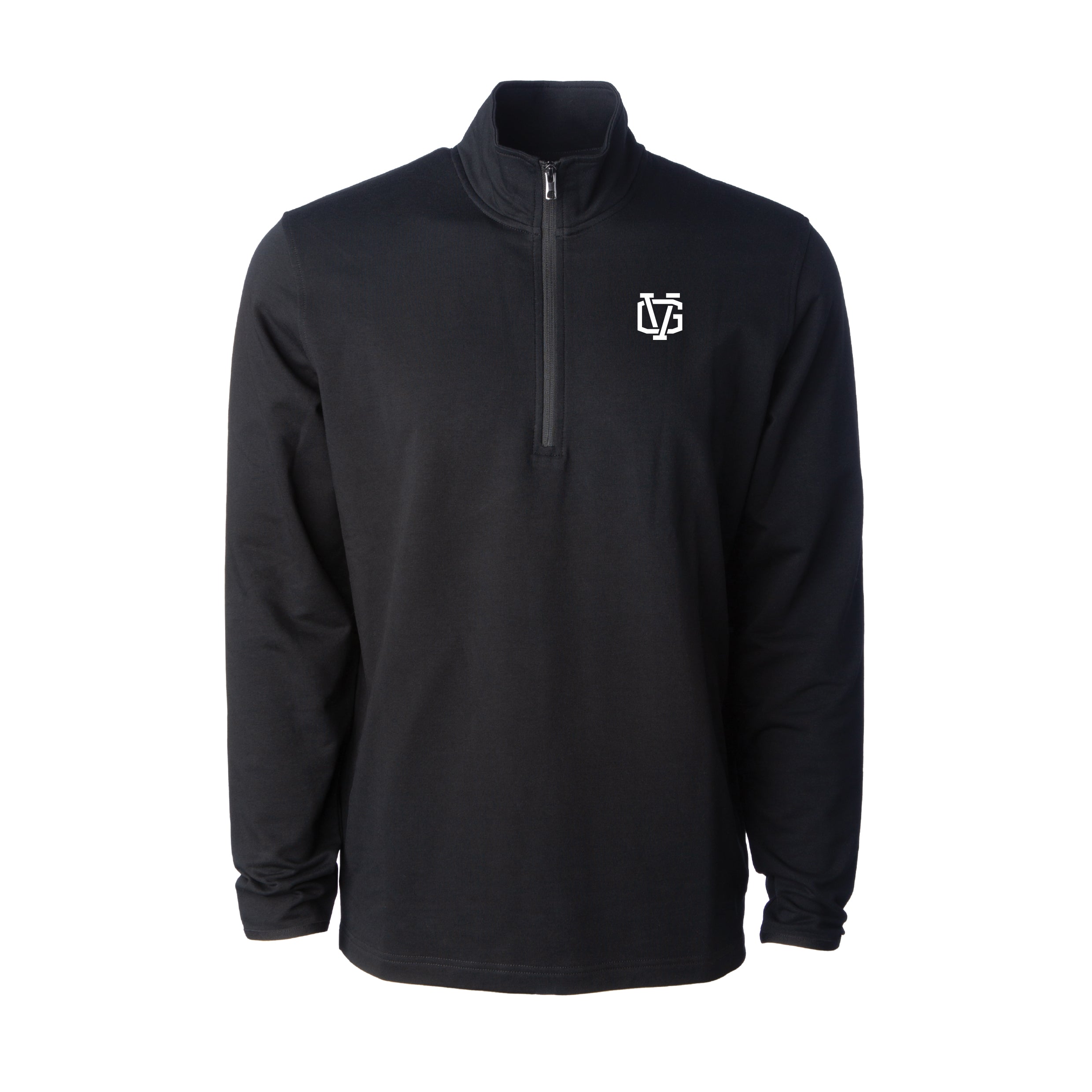 Monogram Perform Quarter Zip Pullover - Lightweight Fleece Lined Men's & Women's Casual Sweatshirt for Outdoor Activities & Workout