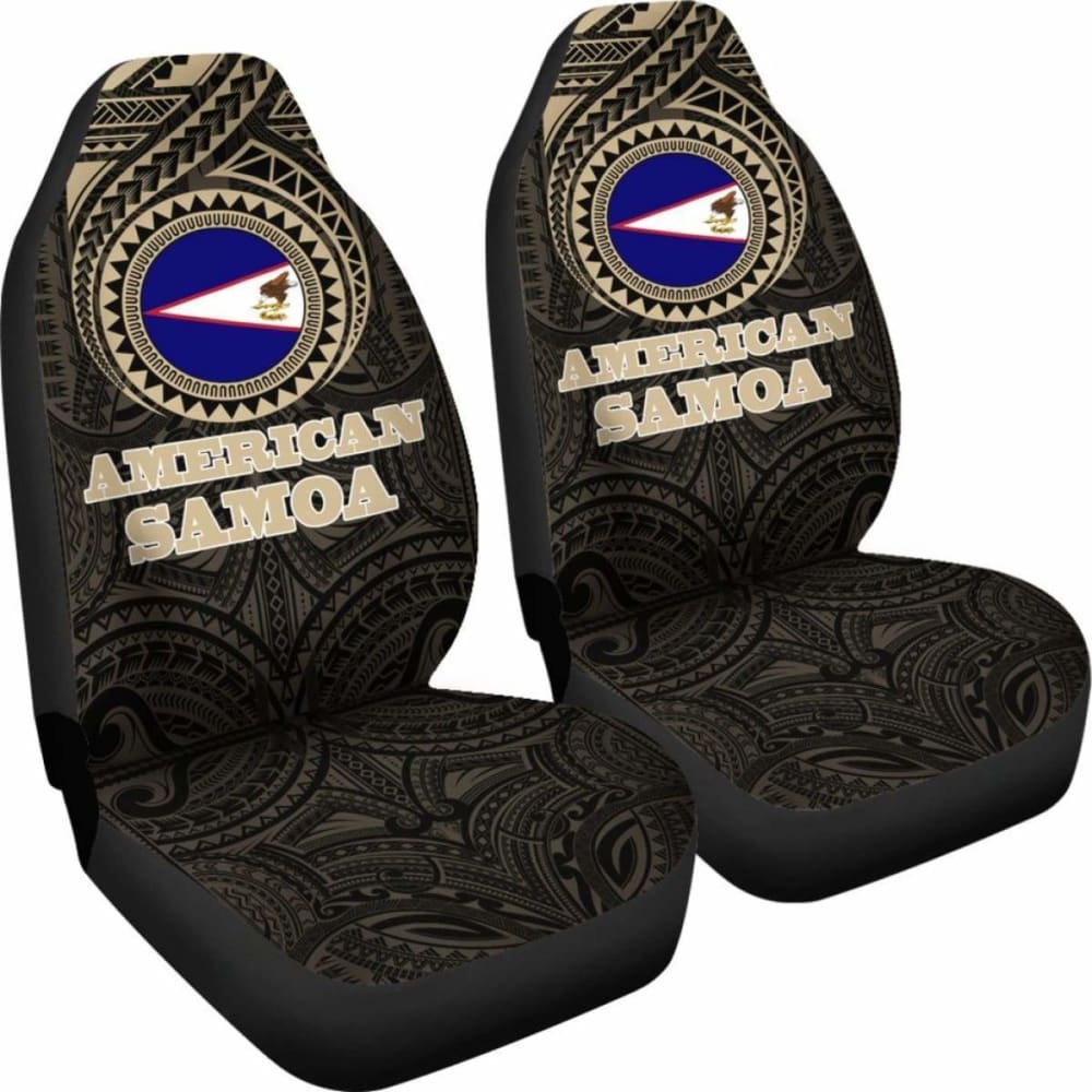 Premium American Samoa Car Seat Covers - 3-Piece Set (Model 105905) for Cars, Trucks & SUVs - Waterproof & Comfortable Seat Protectors for Daily Commute, Road Trips & Family Travel