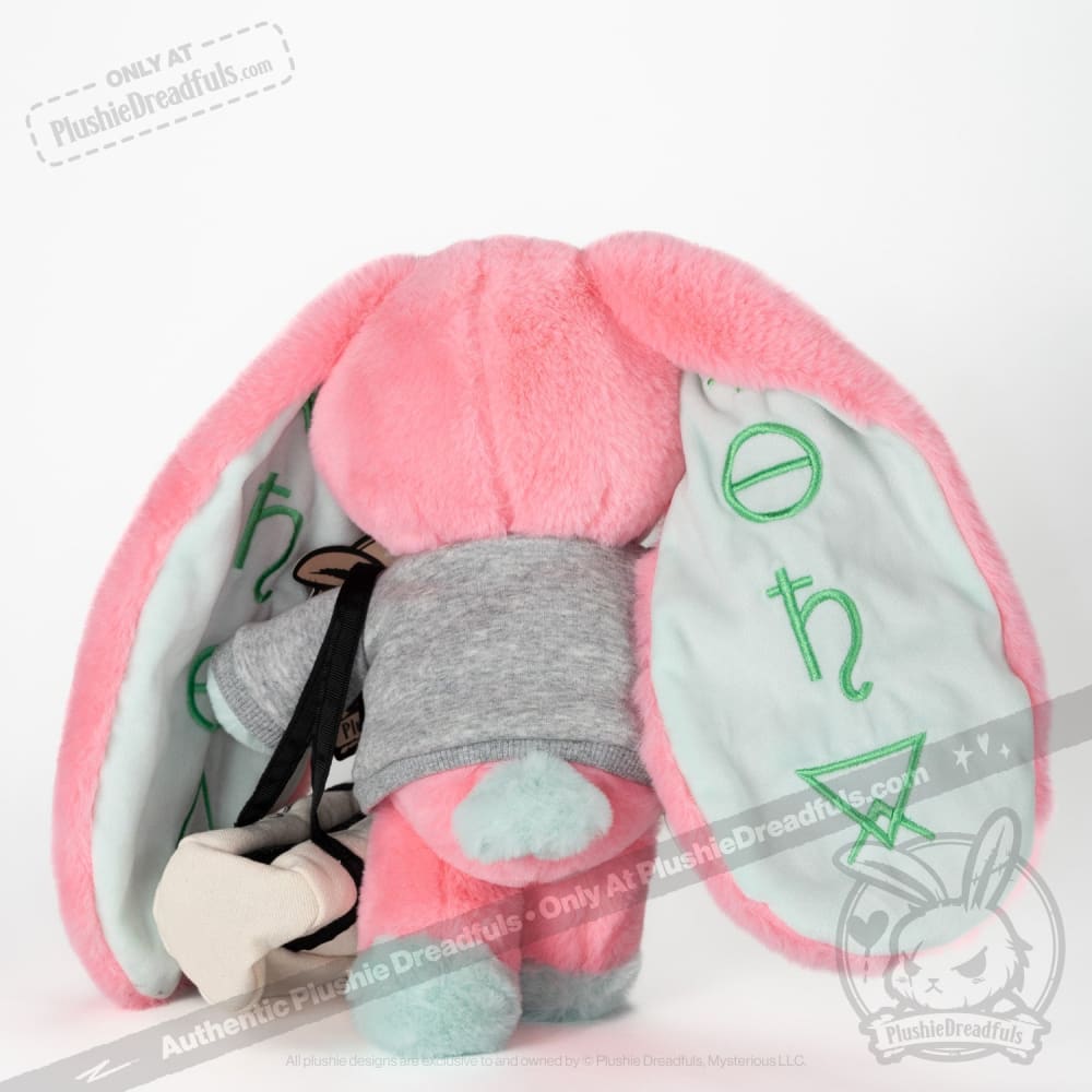 Plushie Dreadfuls Trust Issues Bunny - Soft Stuffed Animal Toy for Anxiety Relief & Emotional Support | Perfect for Therapy, Gifts, and Comfort