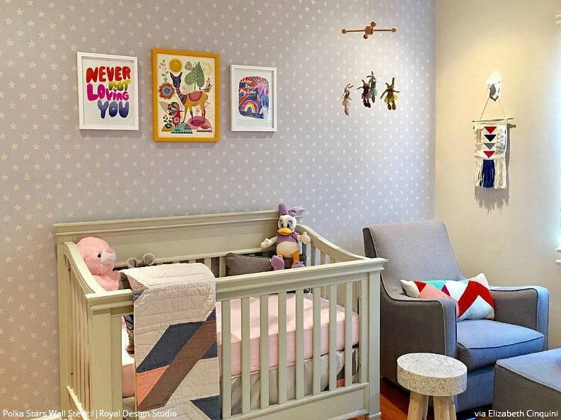 Polka Star Stencil - Reusable DIY Craft Template for Wall Painting, Fabric, Wood & Home Decor | Perfect for Scrapbooking, Card Making & Art Projects