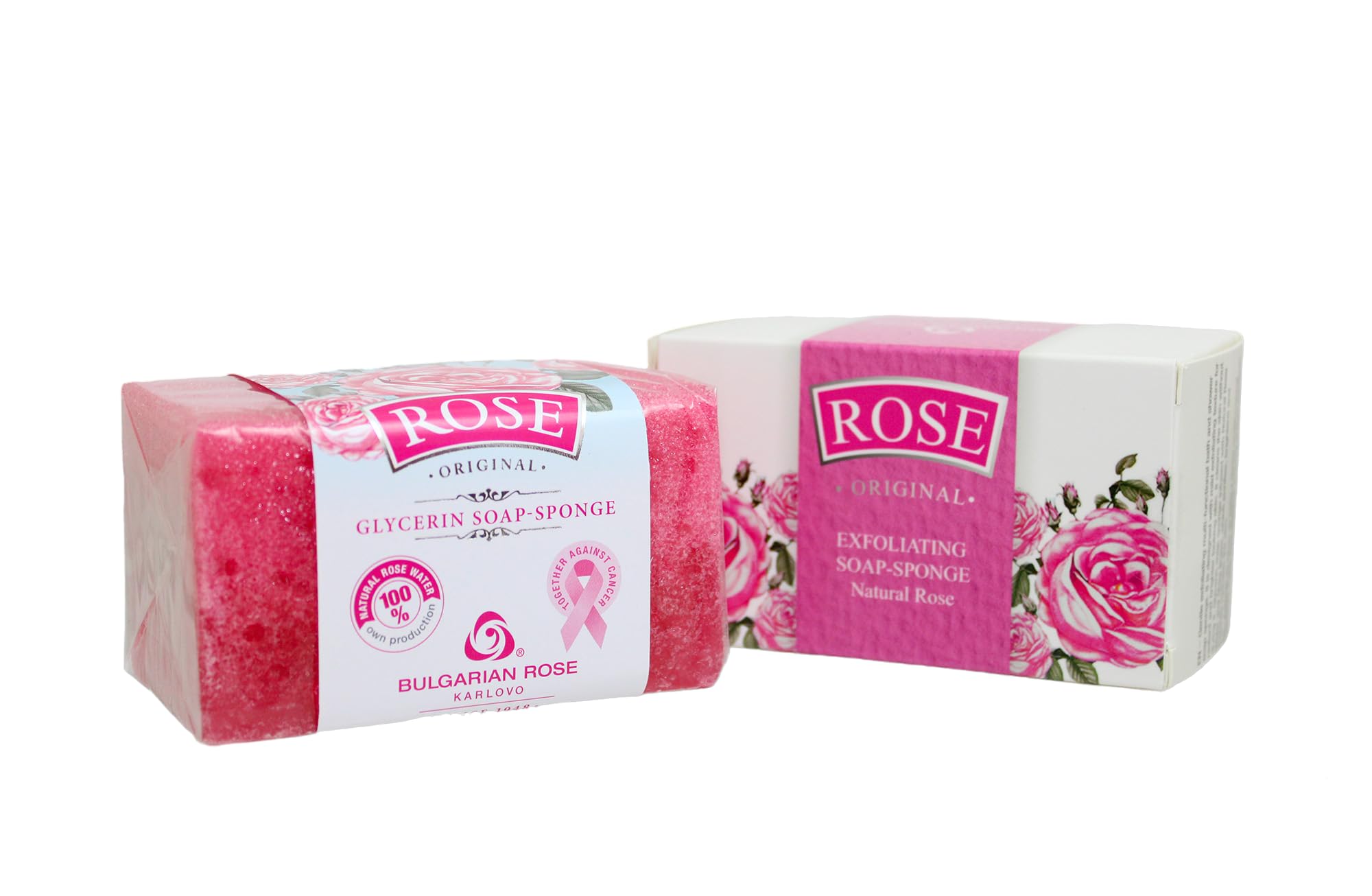 Premium Glycerin Rose Soap Sponge - Luxurious Bath & Body Care for Soft Skin | Perfect for Spa Day, Gift Sets & Home Relaxation