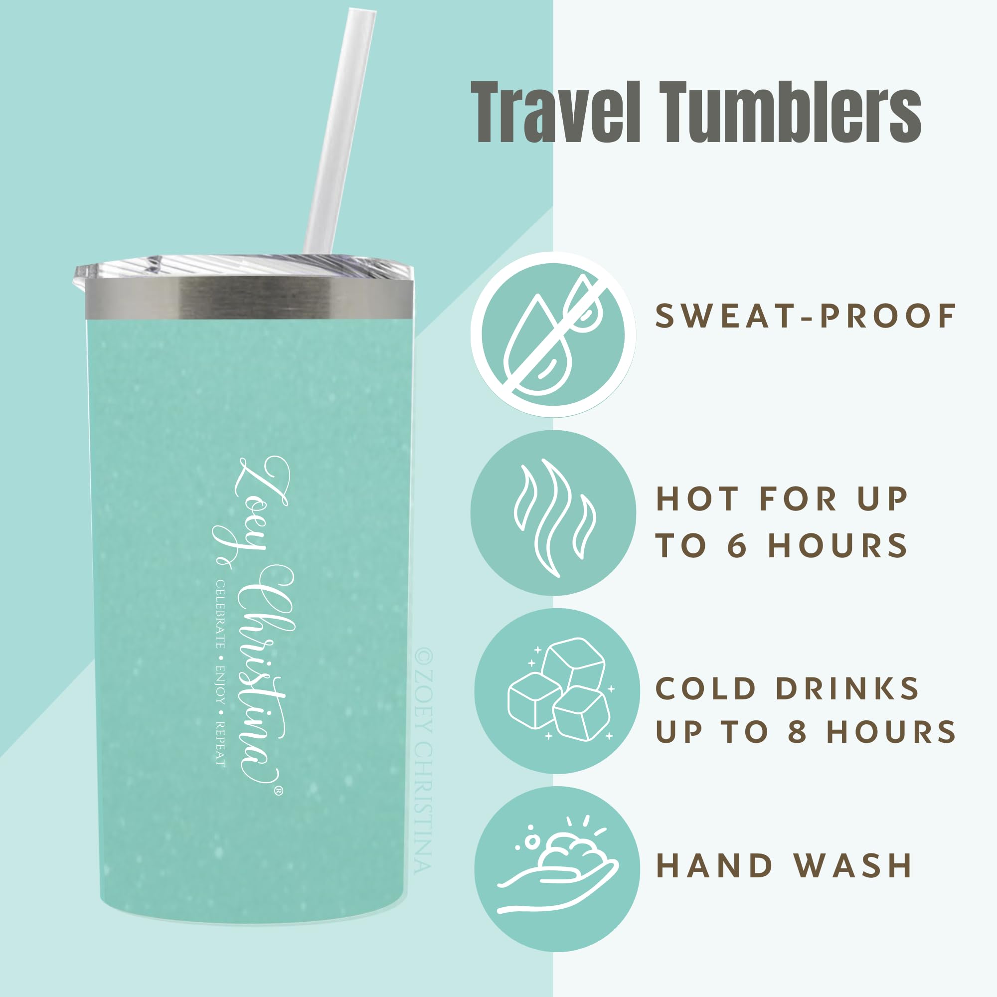 Insulated Travel Tumbler with Lid & Straw - Perfect Nurse Graduation Gift, Birthday Present for Women in Healthcare, Purple 0262 - Great for Hospitals, Clinics & Daily Commute