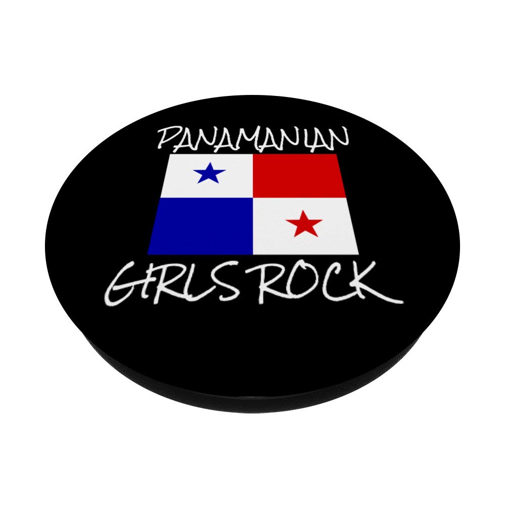 Panamanian Girls Rock Flag of Panama PopSockets PopGrip - Swappable Phone & Tablet Grip for Secure Hold | Perfect for Travel, School & Everyday Use