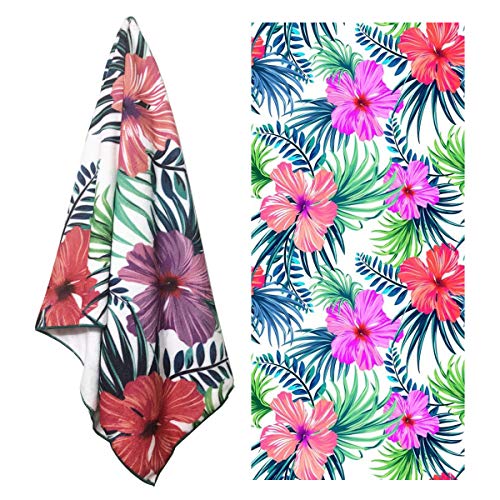 1side Printed-tropical Flower