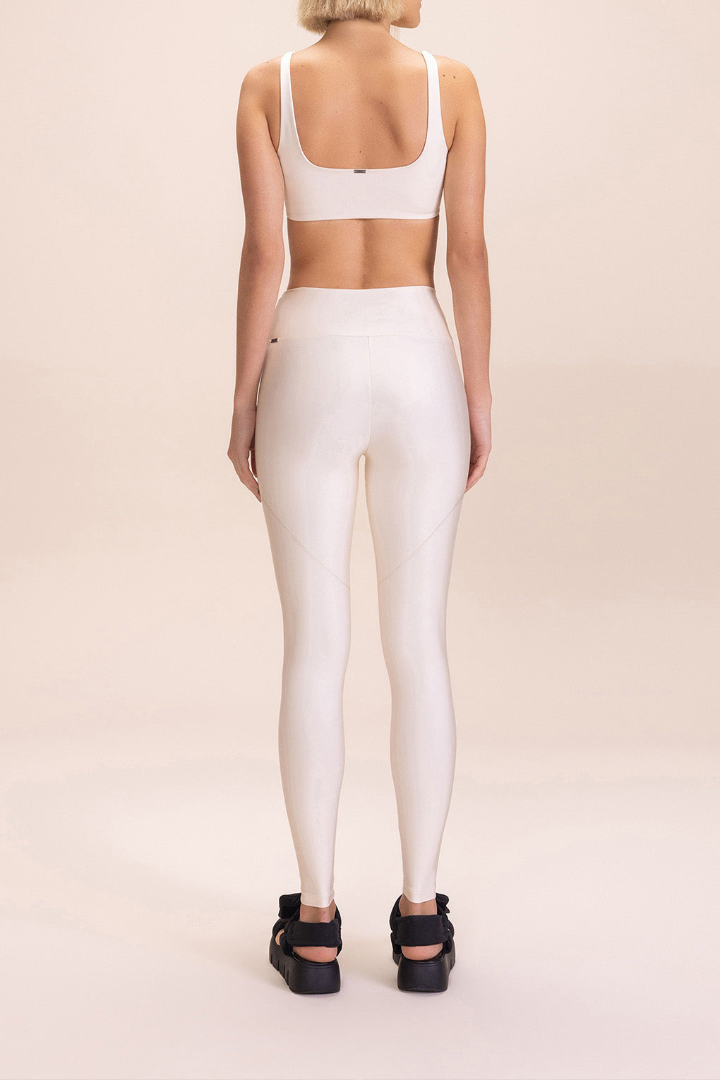 Cross Shine High Waist Yoga Leggings for Women - Tummy Control Workout Pants - Comfortable & Stretchy for Running, Gym, and Lounge Wear