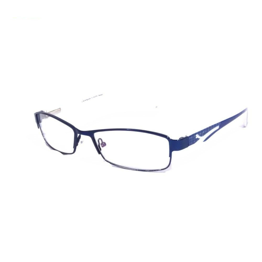 Stylish Blue Full Rim Metal Eyeglasses 1167BL - Trendy & Lightweight for Work, Reading & Everyday Wear