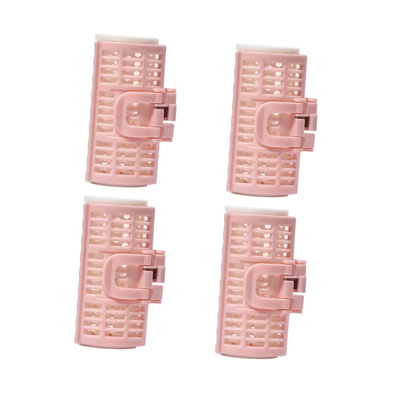 Minkissy 4pcs Small Hair Rollers Set - Mini Resin Curlers for Women, Bang Roller & Root Lift Tools for Creative Styling | Perfect for Home Use, Salon Styling & Travel