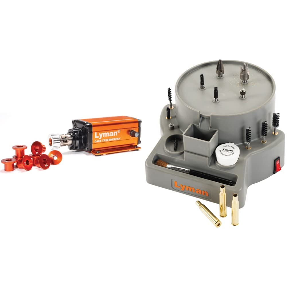 Lyman Brass Smith Case Trim Xpress Case Trimmer - Precision Reloading Tool for Rifle & Pistol Brass - Perfect for Reloading Enthusiasts & Competitive Shooters
