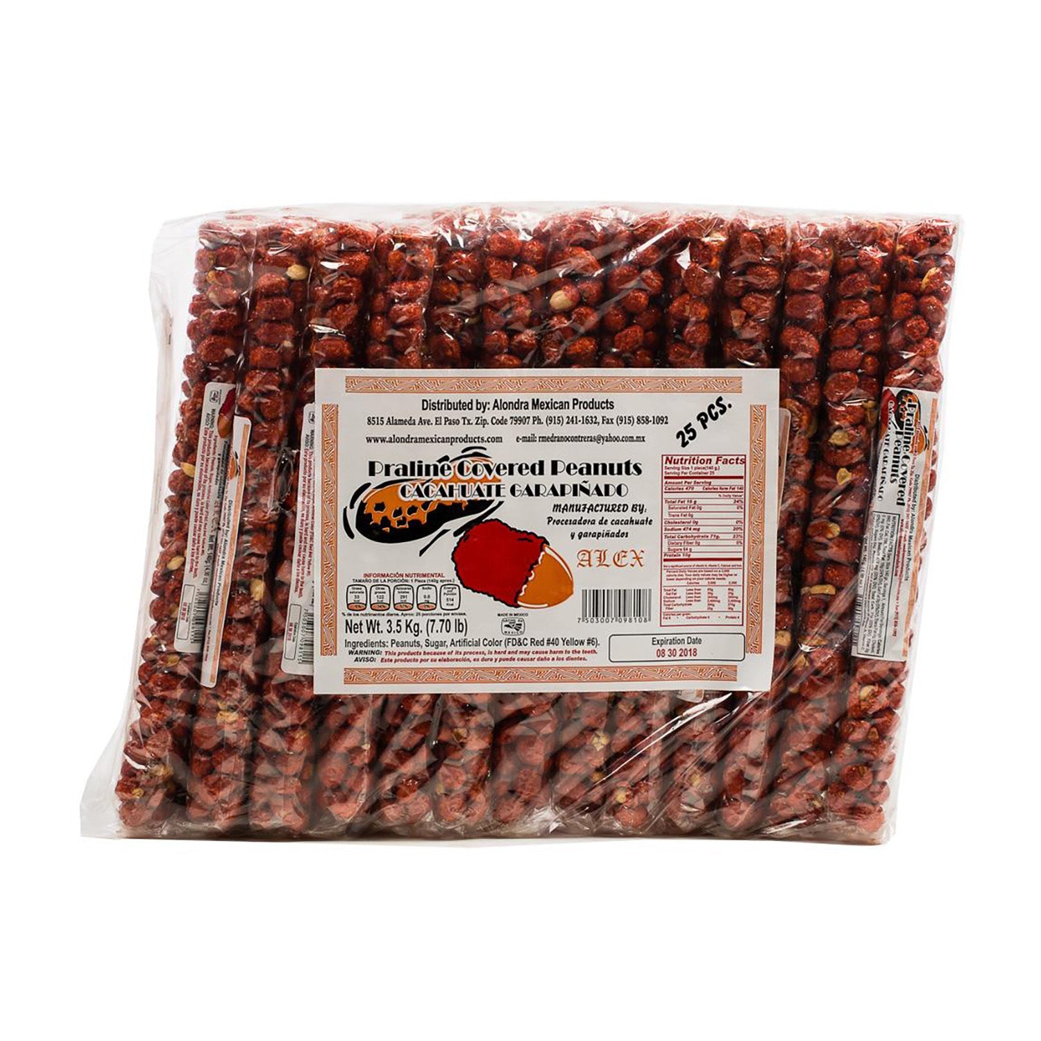 Alex Roasted Salted Peanuts | 25 Count Resealable Bag – Perfect for Snacking, Parties & On-the-Go Nutrition