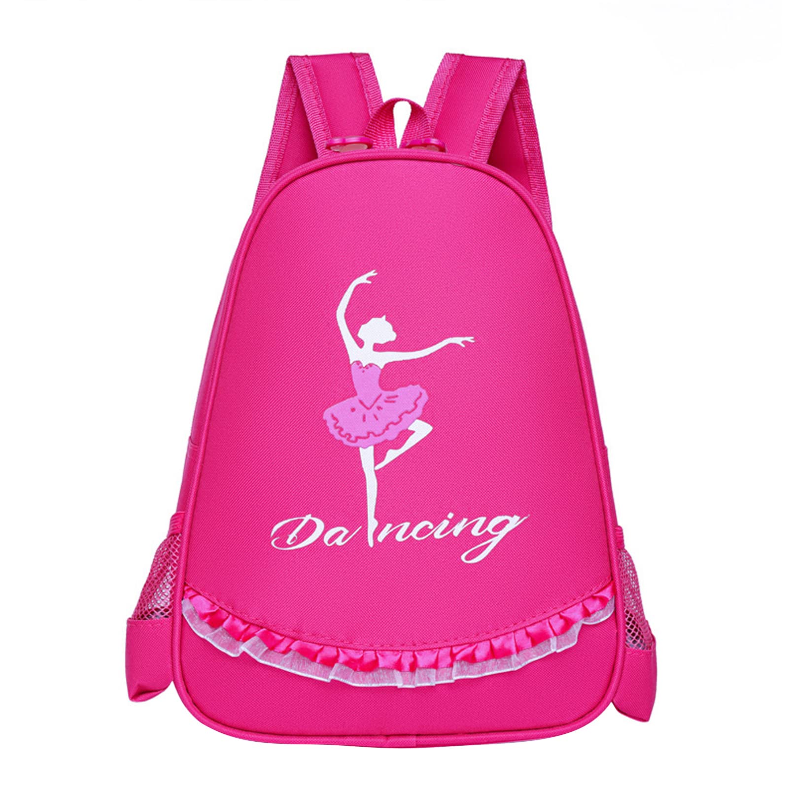 TiaoBug Girls Princess Ballet Dance Backpack - Kids School Backpack, Sports Rucksack & Travel Bag for Dance Classes, School & Outdoor Adventures