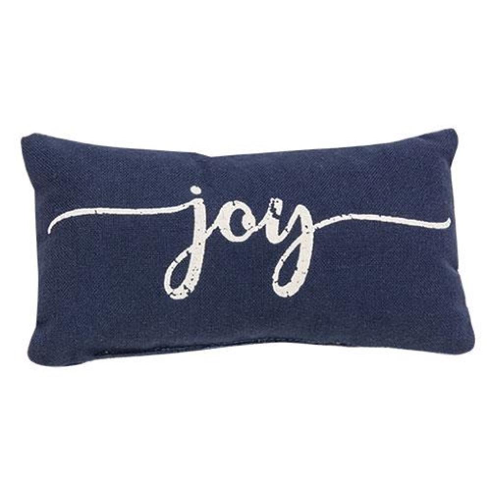 Navy Joy Mini Pillow - Soft & Comfortable Travel Neck Pillow for Airplane, Car, Office & Home Use - Perfect for Napping, Relaxing & Pain Relief