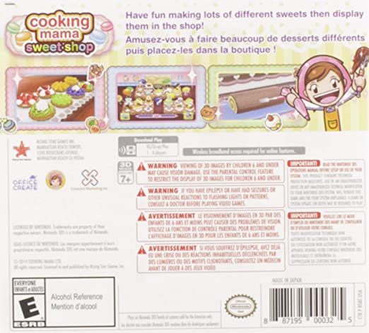 Cooking Mama: Sweet Shop - Fun Baking Game for Kids & Families | Virtual Dessert Making & Cake Decorating | Perfect for Birthday Parties & Family Game Nights