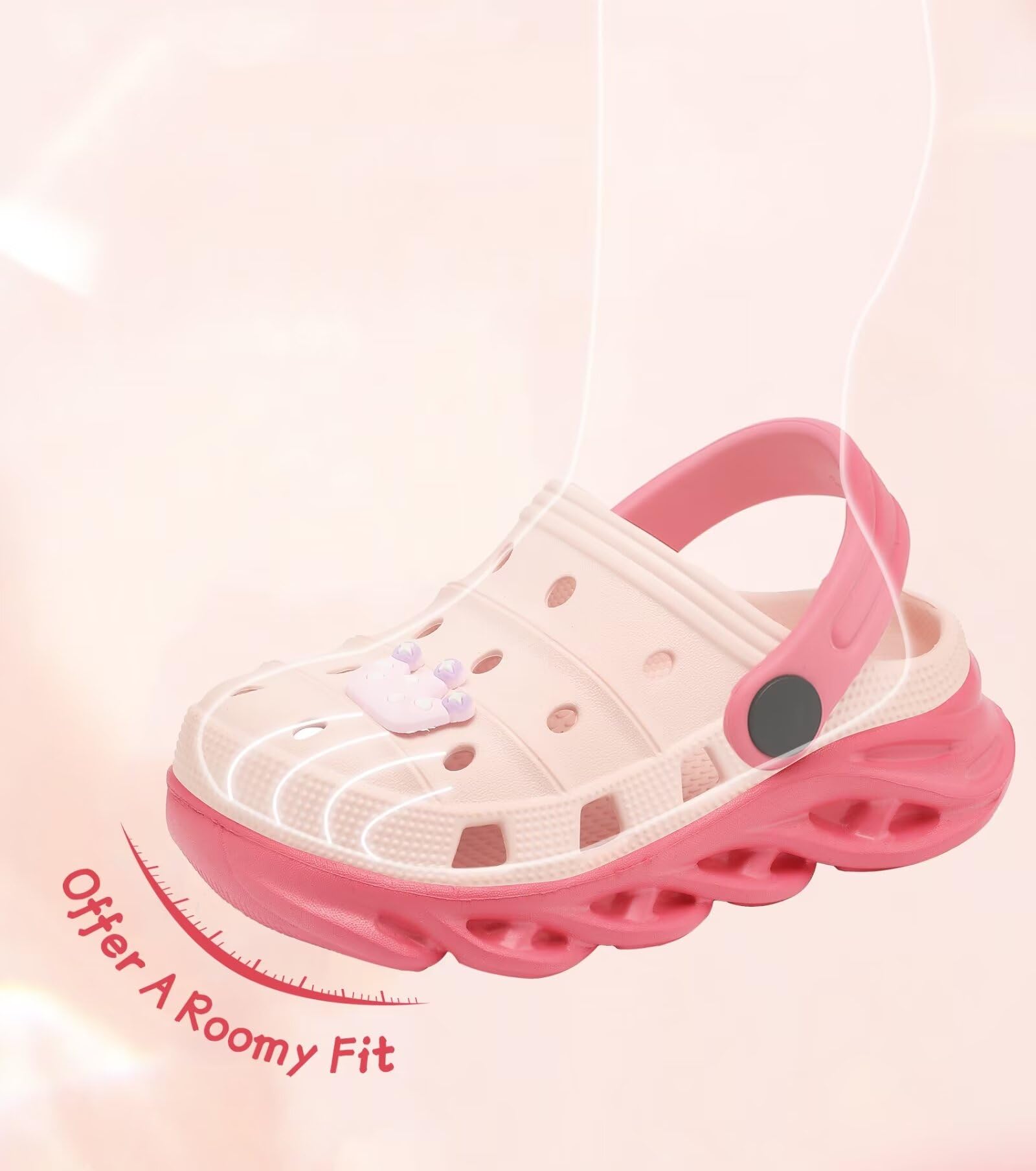 **Toddler Kids Clogs - Slip-On Slide Sandals for Boys & Girls - Comfortable Beach, Pool & Garden Slippers - Perfect for Summer Outdoor Play**