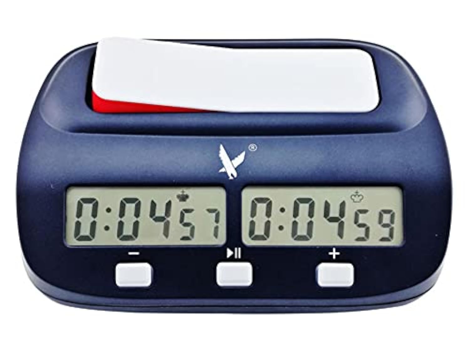 Muba Chess Timer LEAP - FIDE Approved Professional Chess Clock with Bonus Time, Blue | Tournament & Home Use Chess Game Timer for Players