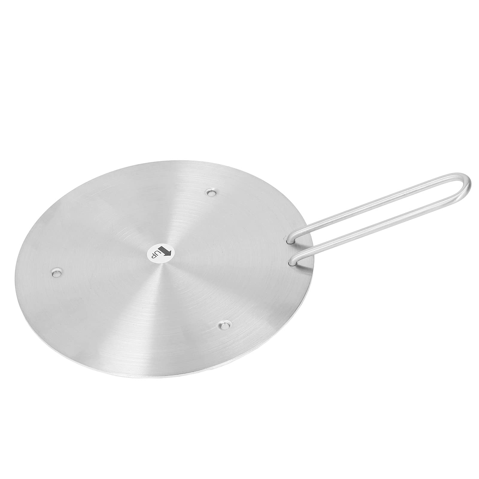 Stainless Steel Heat Diffuser Plate for Gas & Induction Stoves - 9.25 Inch Reusable Kitchen Heat Spreader with Ergonomic Handle - Perfect for Even Cooking, Simmering Sauces & Melting Chocolate