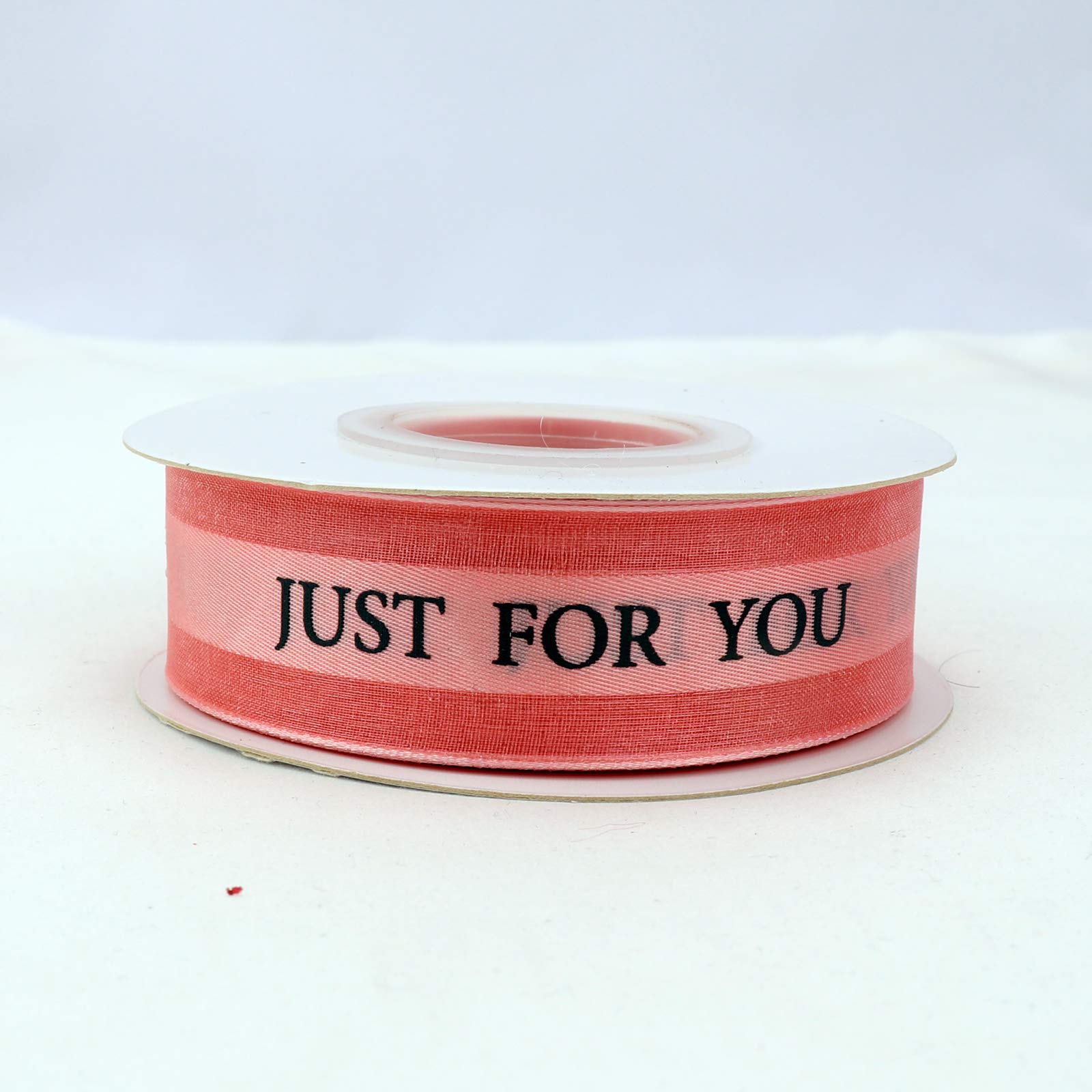 1 Inch Pink Chiffon Easter Ribbon - 22 Yards Gift Wrapping Ribbon for Holidays, Weddings, DIY Crafts, Balloons & Floral Decorations - Perfect for Easter Baskets, Party Favors, and Home Decor