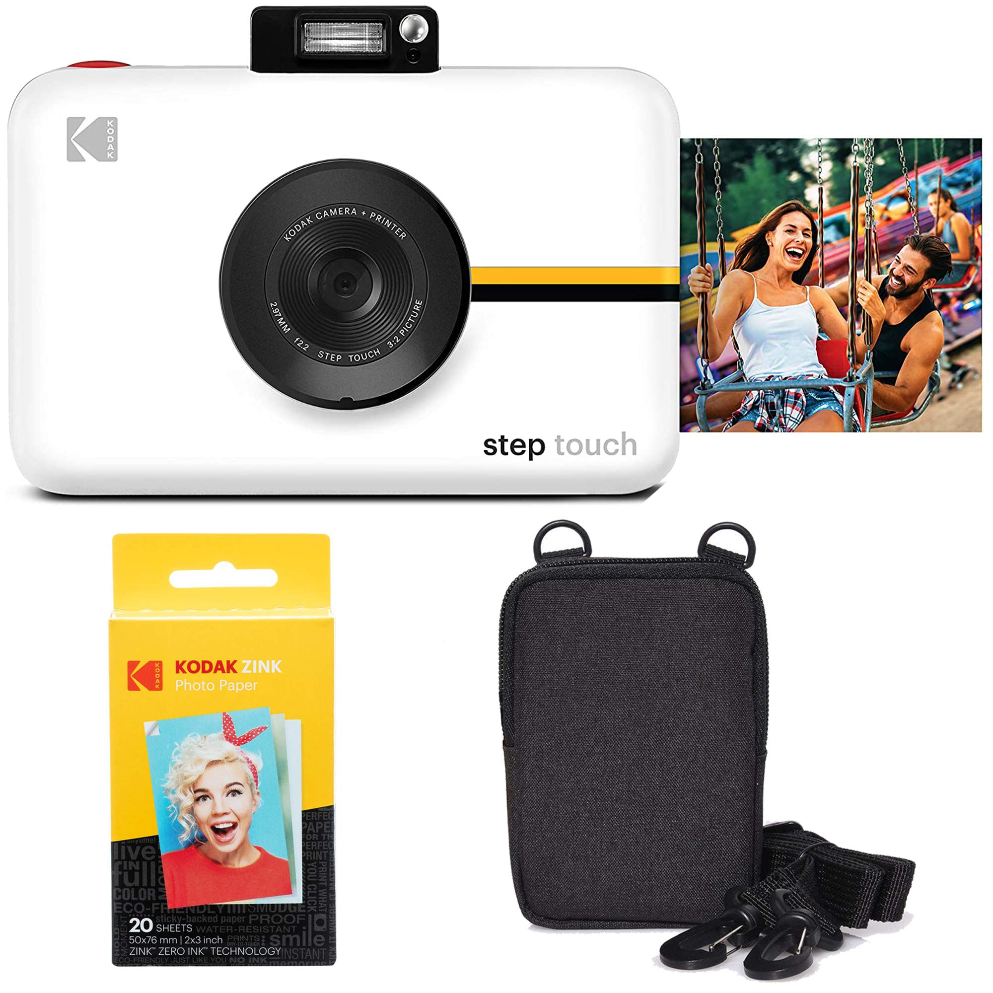 Kodak Step Touch 13MP Digital Camera with Instant Printer - 3.5