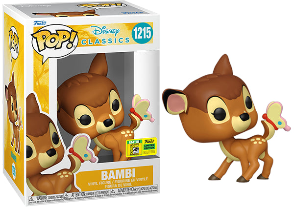 Bambi with Butterfly 1215 - 2022 SDCC Exclusive Collectible Figure - Perfect for Disney Fans, Collectors, and Home Display