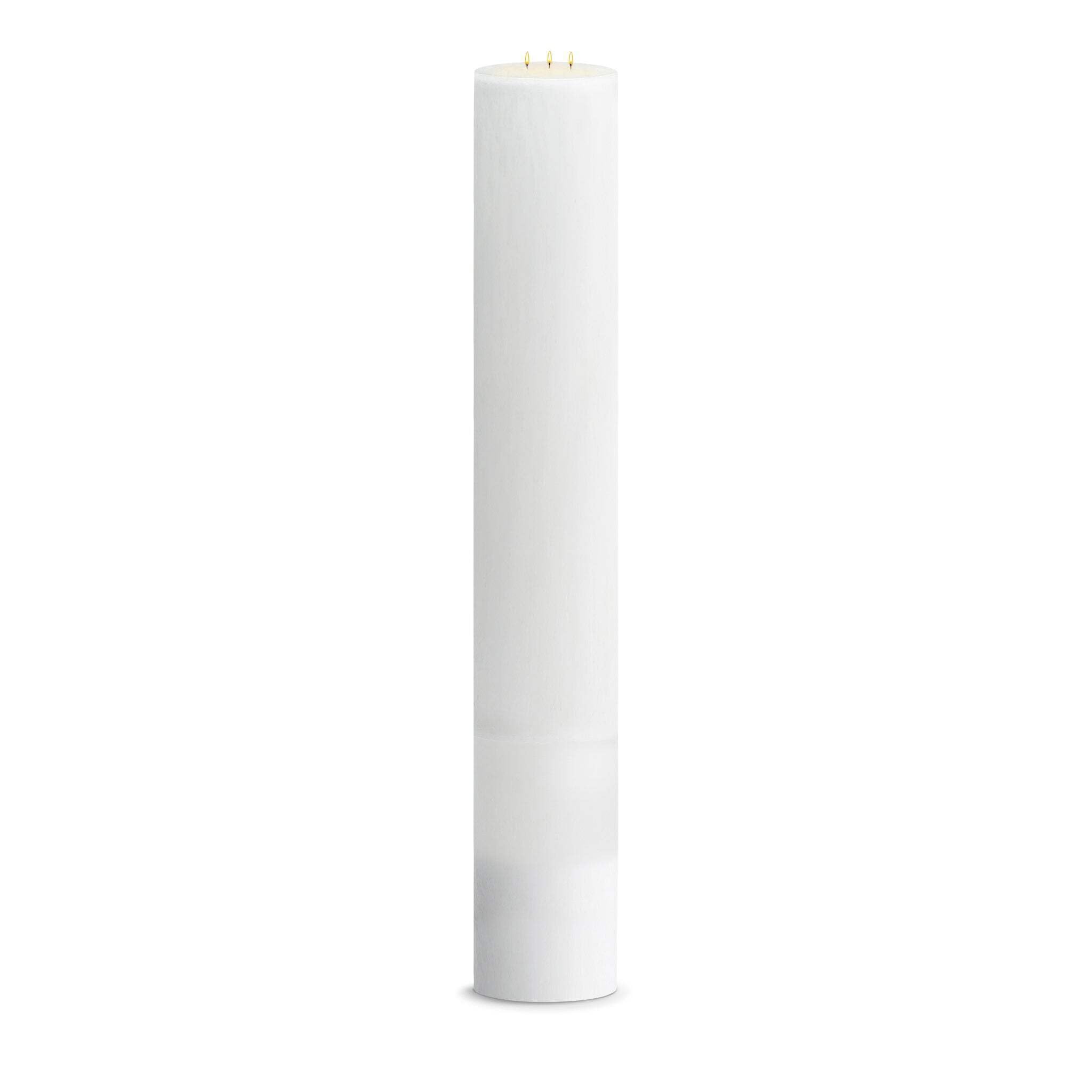 Premium White Tea & Ginger Root Scented Pillar Candles (6