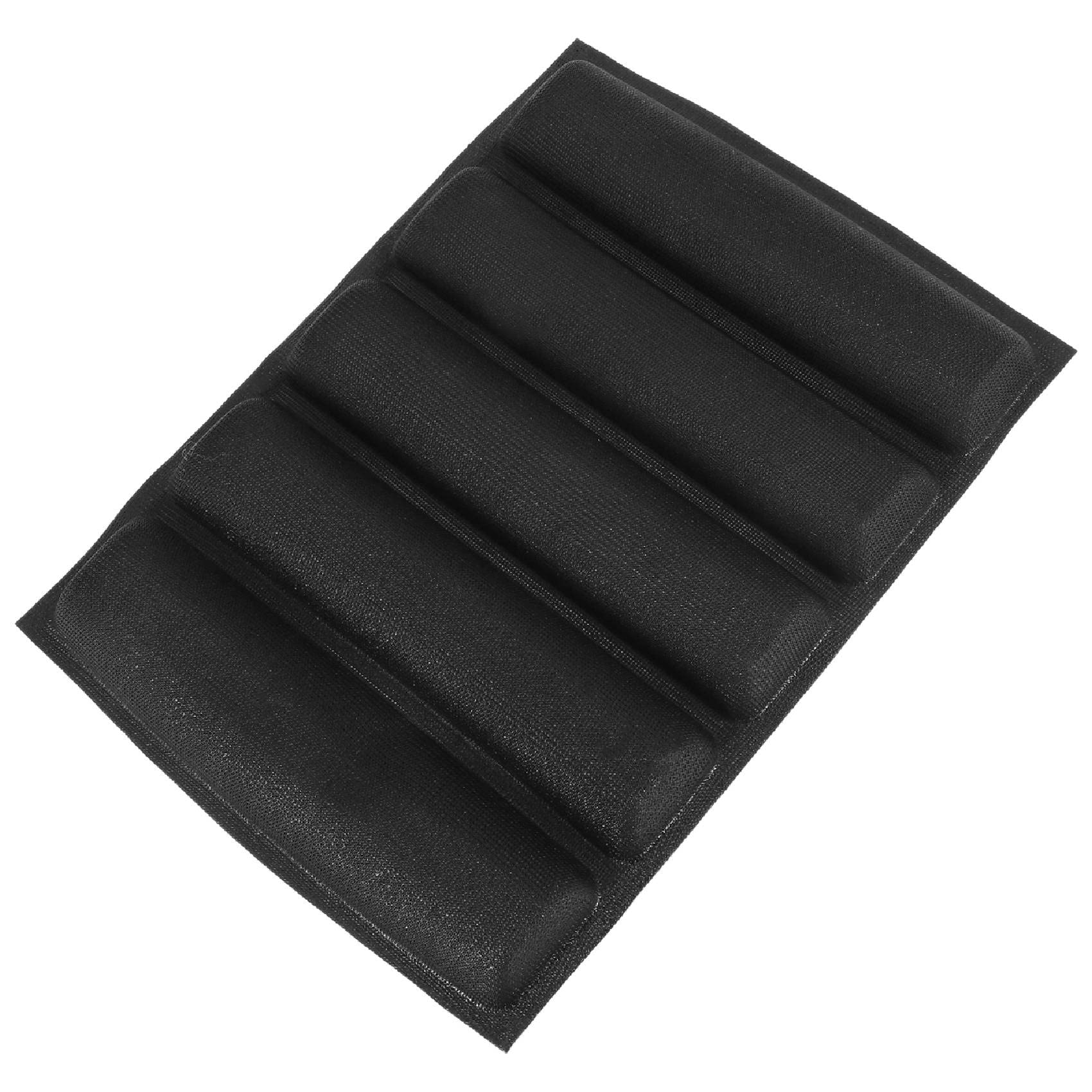 Non-Stick Silicone Bread Pan - Perforated French Loaf & Hot Dog Baking Mold with Liner Mat - Perfect for Homemade Bread, Pastries, and Baked Goods
