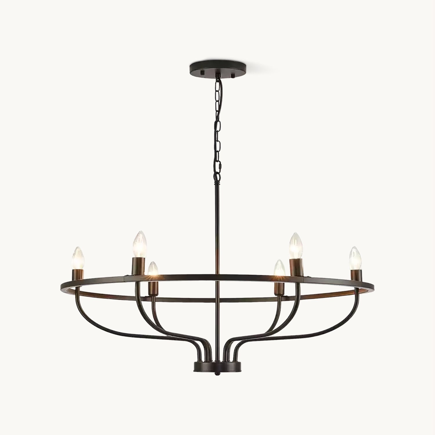 Gretchen Vintage Crystal Candle Chandelier - Elegant Ceiling Lighting Fixture for Dining Room, Bedroom & Living Room Decor | Perfect for Weddings, Home Renovation & Luxury Interior Design