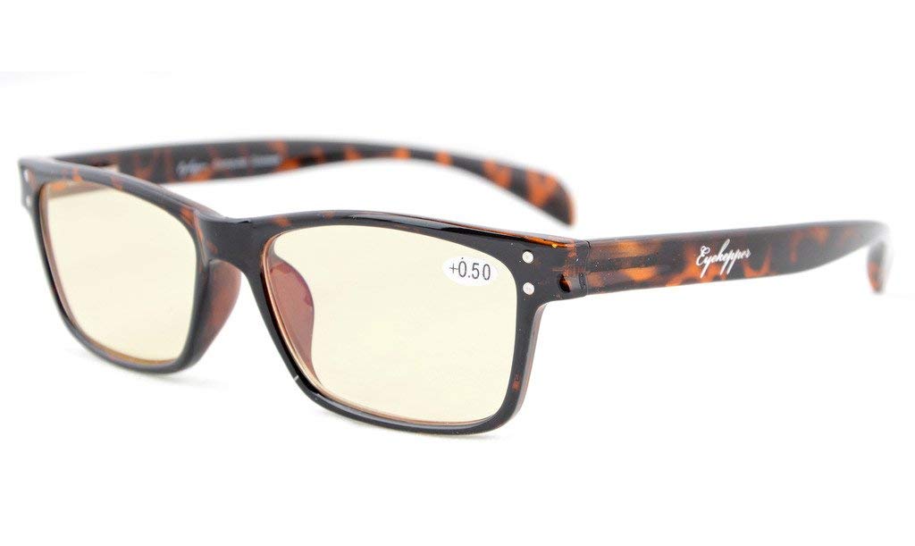 Eyekepper Spring-Hinged Computer Reading Glasses - Lightweight Sports Style Eyewear for Men & Women - Perfect for Office Work, Gaming, and Screen Time