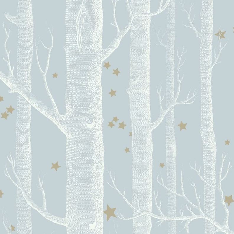 Cole and Son Woods Stars Wallpaper - Premium Peel and Stick Wallpaper for Bedroom, Living Room, and Nursery Decor