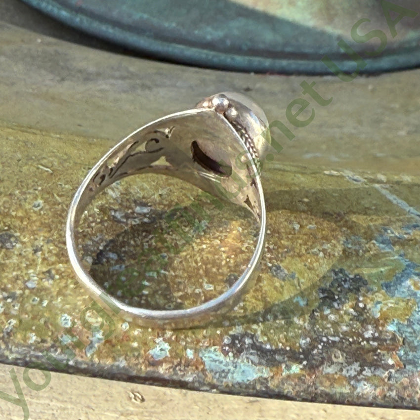 Authentic Sterling Silver Star Moonstone Ring - Size 7.75 - Elegant Boho Jewelry for Women - Perfect for Weddings, Gifts & Everyday Wear