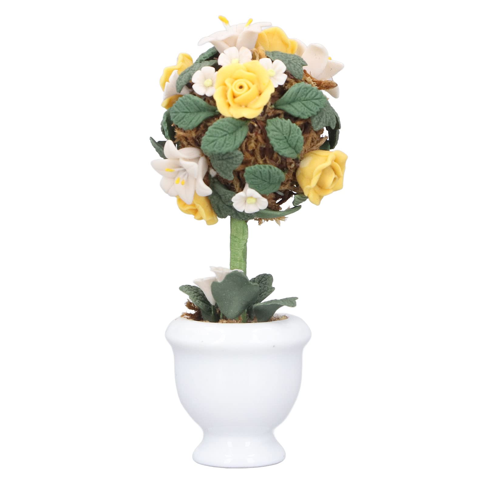 Lifelike Mini Dollhouse Garden Flowers - Realistic Dollhouse Accessories for Kids, DIY Dollhouse Decor, Perfect Gift for Children's Playroom & Fairy Garden Scenes