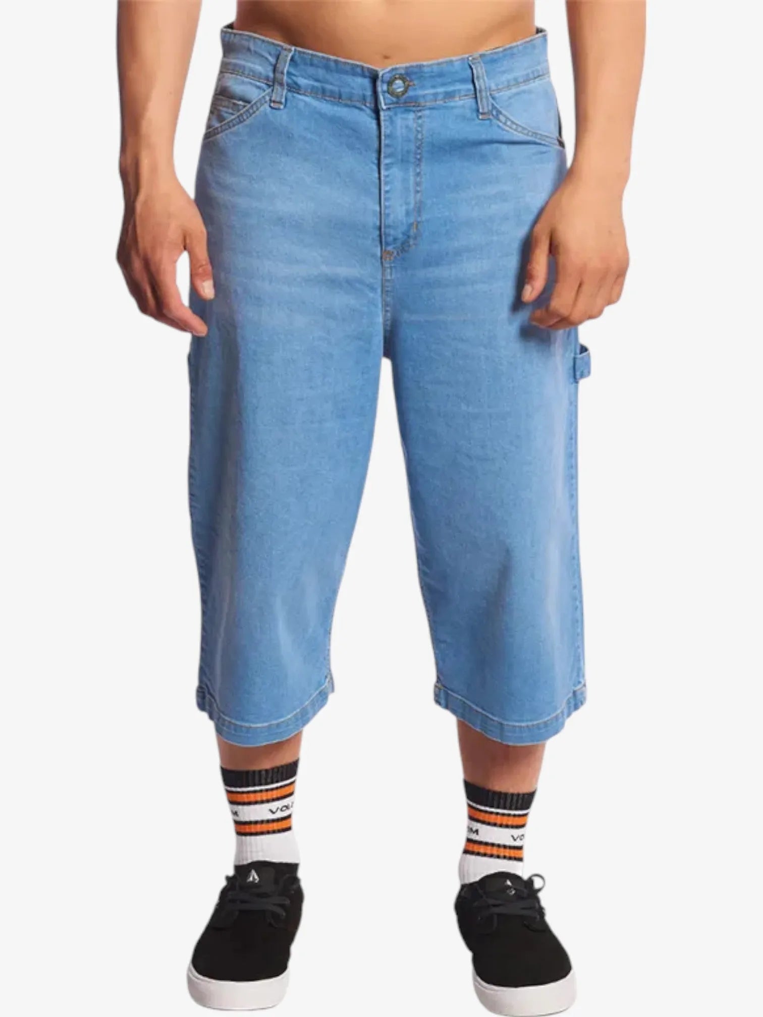 Volcom Bermuda Loose Fit Fisherman Pants for Men - Comfortable & Stylish Casual Wear for Beach, Surfing, and Outdoor Activities