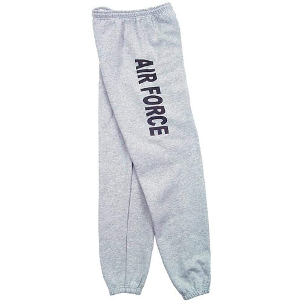 Fox Outdoor Products Air Force Sweatpants for Men & Women - Comfortable Jogger Pants with Elastic Waistband - Perfect for Running, Gym, Lounge & Outdoor Activities