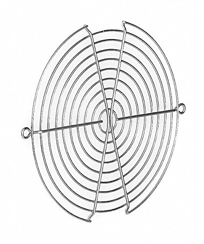 Wiegmann Electroplated Nickel Chrome Steel Muffin Fan Finger Guard - 10 Inch Fan Safety Cover (1 Pack) - Ideal for Industrial Ovens, Commercial Kitchen Equipment & HVAC Systems