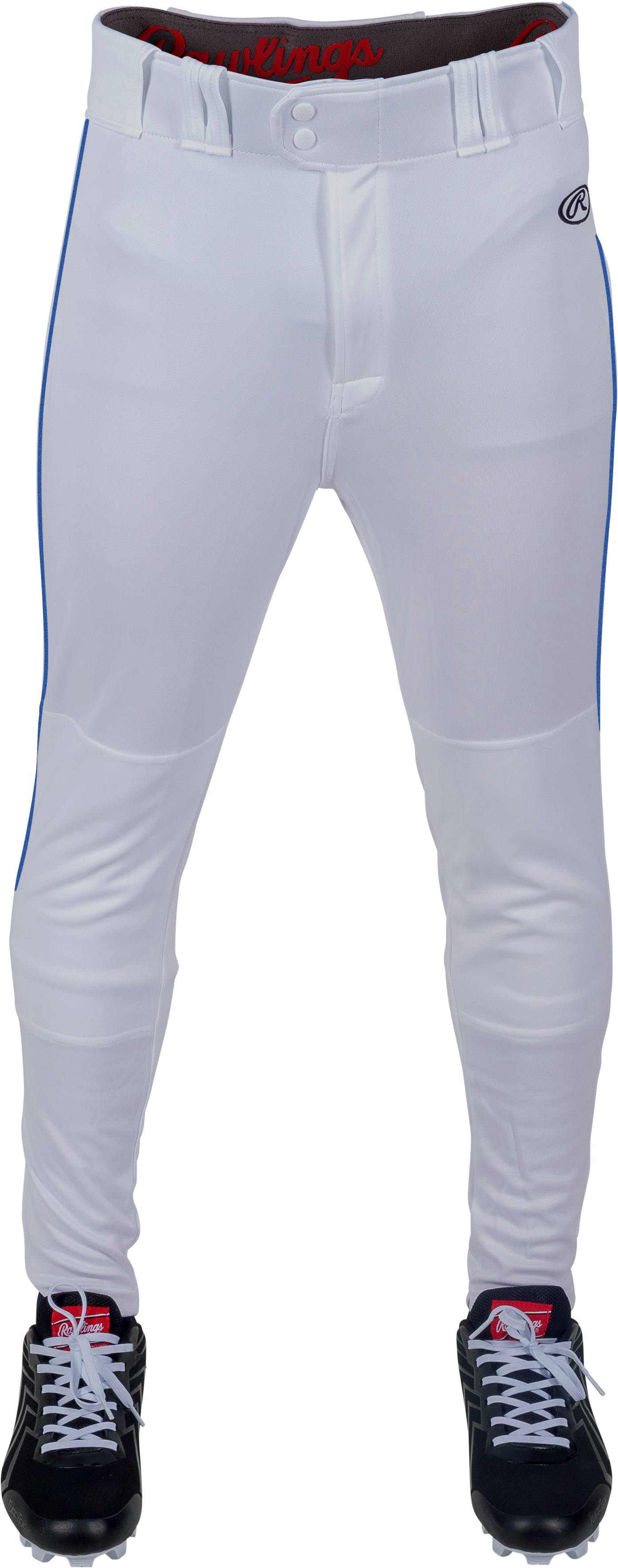 Rawlings Launch Jogger Youth Baseball Pants with Piping - Comfortable & Durable for Practice & Games | Perfect for Little League & Training Sessions