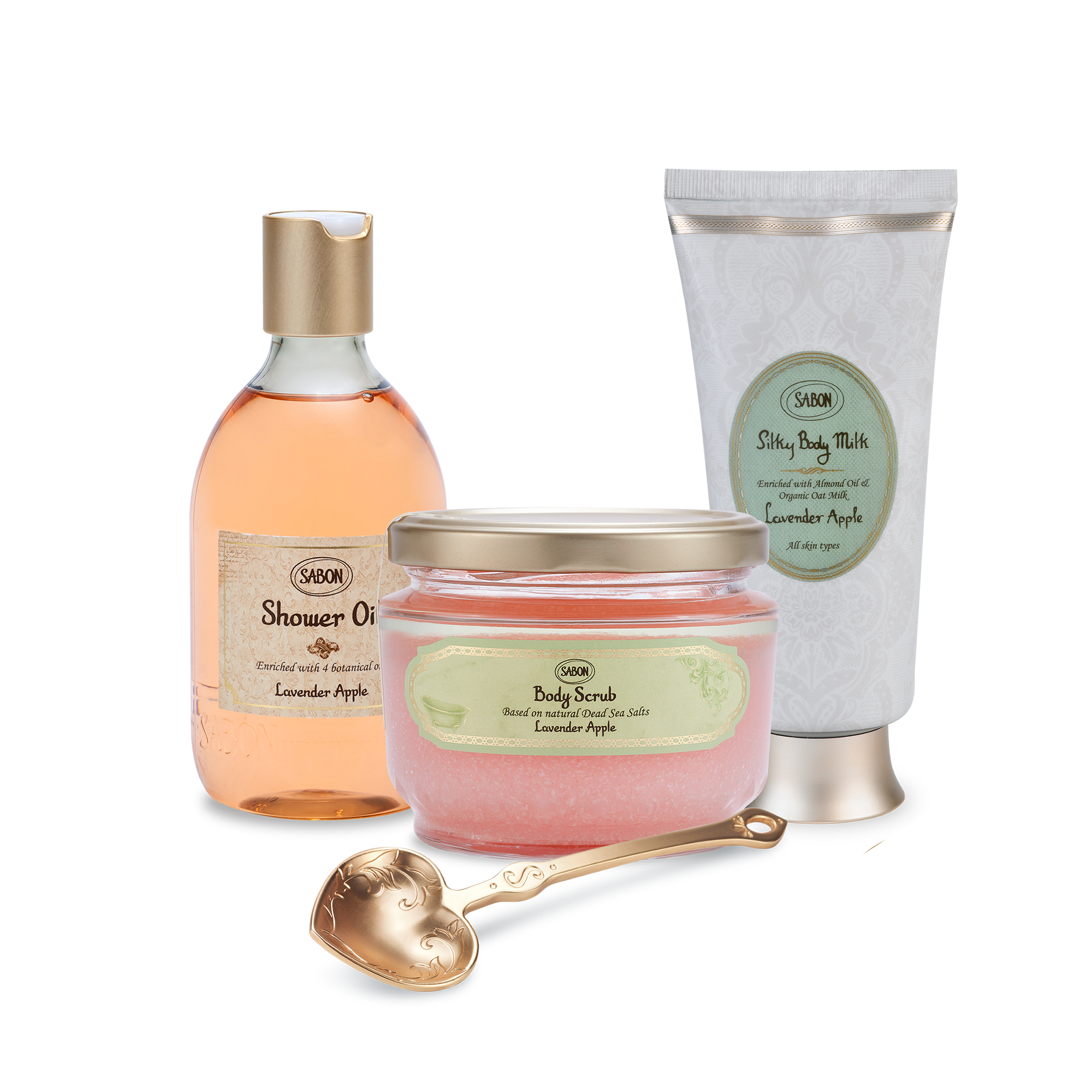 NextGen Silky Body Ritual Lavender Apple Gift Set - Luxurious Bath & Body Care for Relaxation & Self-Care - Perfect Spa Day, Mother's Day Gift & Home Aromatherapy