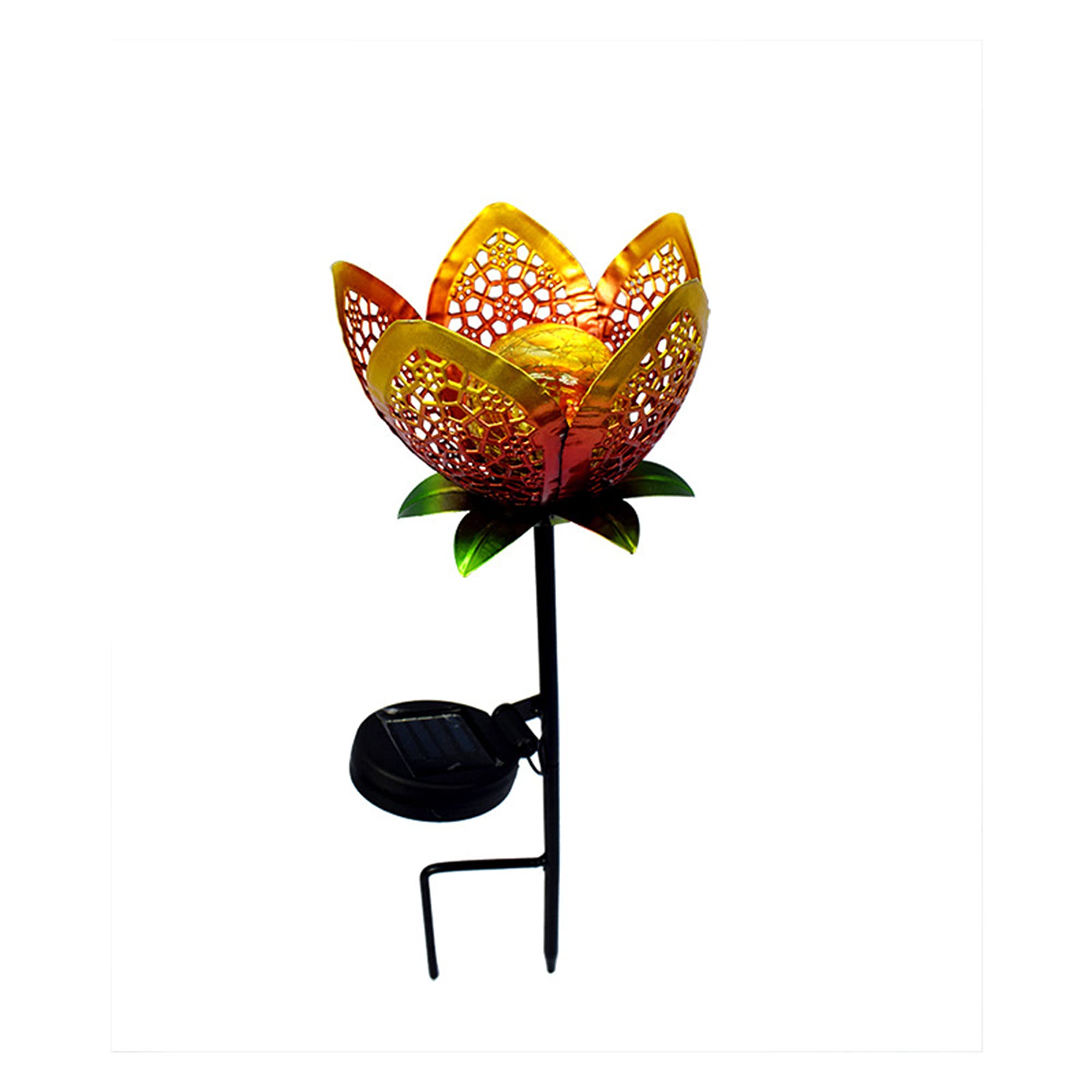 Solar Powered LED Outdoor Lights - Waterproof Landscape Lighting for Garden, Lawn, Patio & Yard | Decorative Projection Flower Lamp with Security Features | Perfect for Pathway, Driveway & Backyard Illumination
