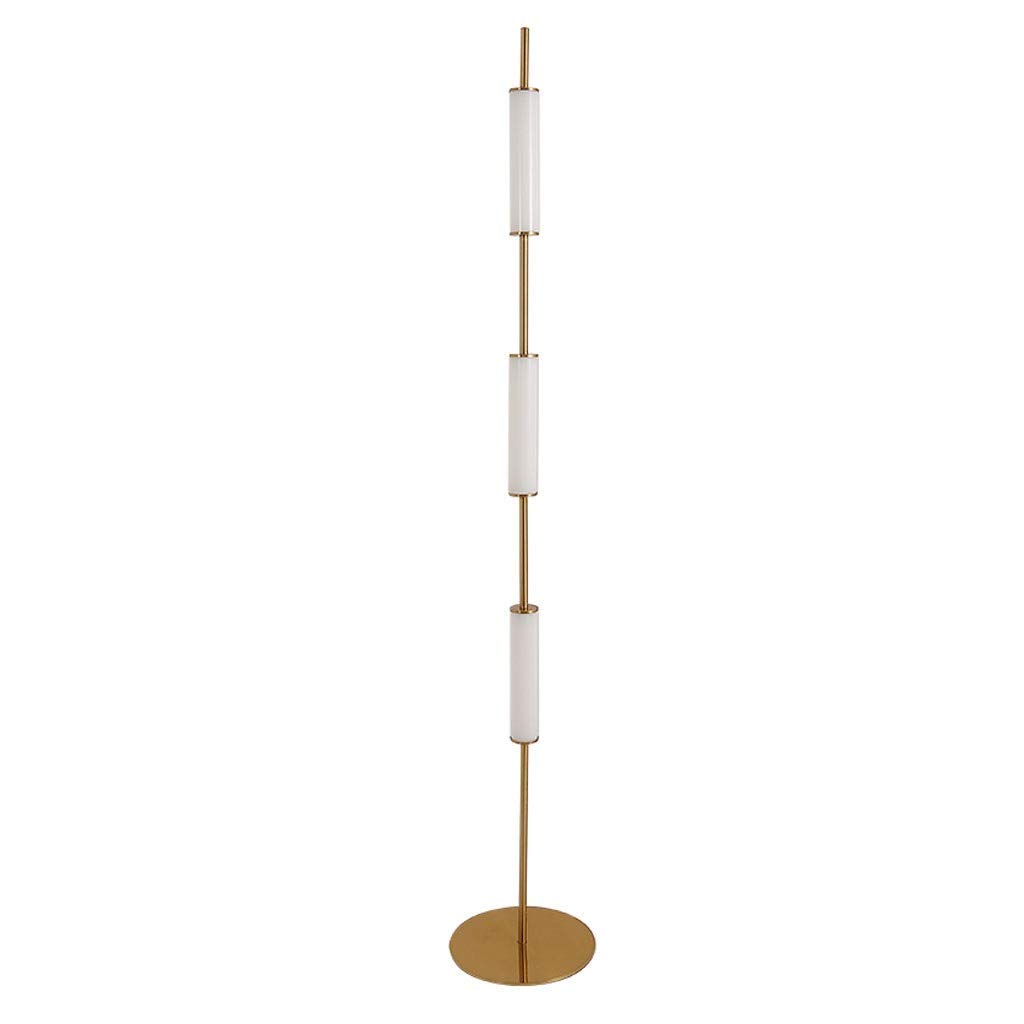 Nordic Modern Floor Lamp with Glass Shade - Warm White LED Bedroom & Living Room Lighting for Cozy Ambience | Perfect for Reading Nook, Bedside Nightstand or Lounge Decor