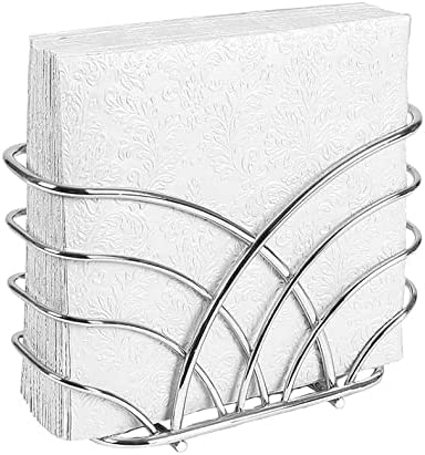 Q - Luncheon Napkin Holder - Silver