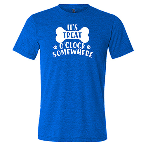 Unisex 'It's Treat O'Clock Somewhere' Funny T-Shirt - Perfect for Halloween, Parties & Casual Wear