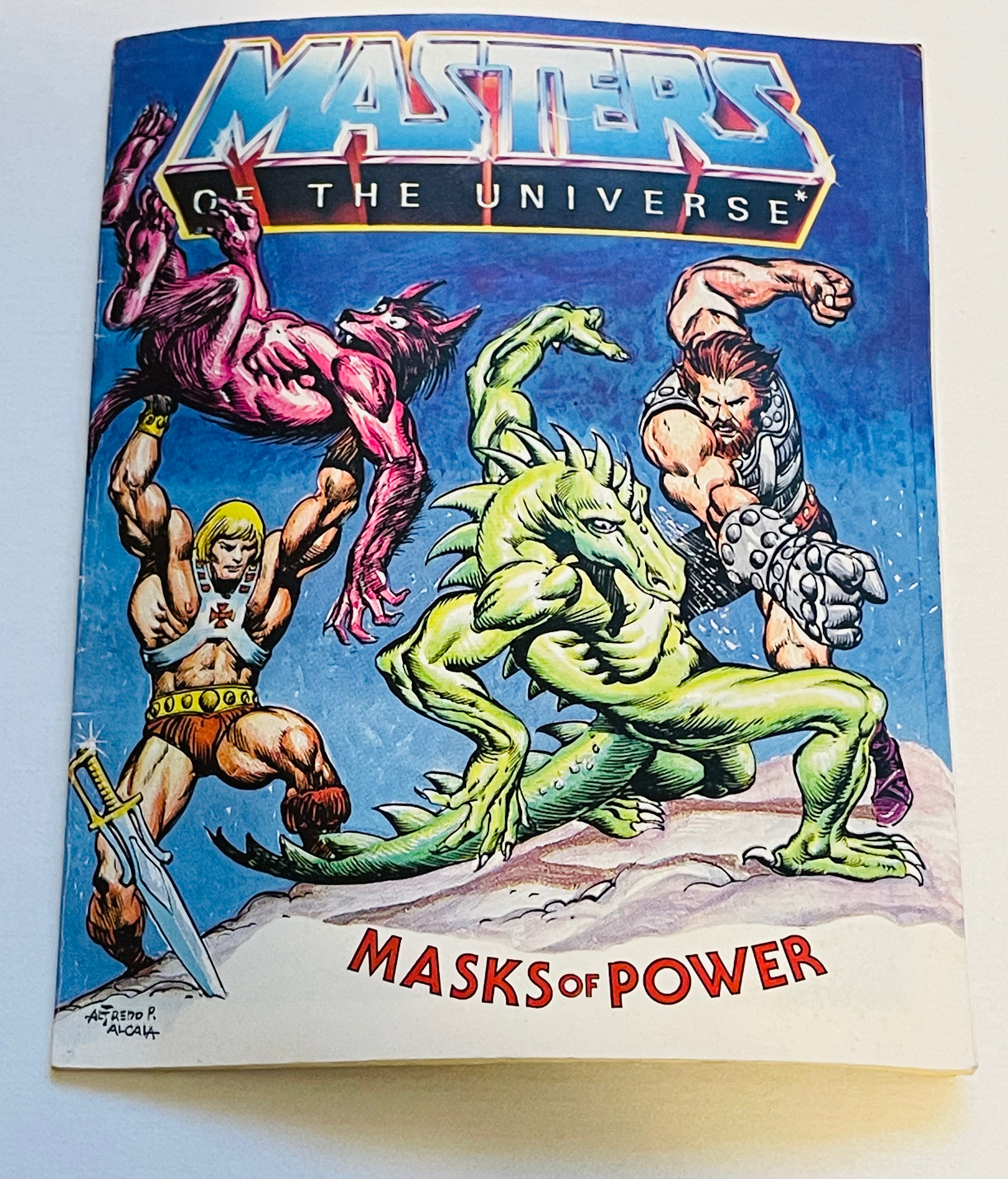 Vintage Masters of the Universe Mini Comic Book - Bilingual French/English Edition (1980s) - Perfect for Collectors & Nostalgic Gift Giving
