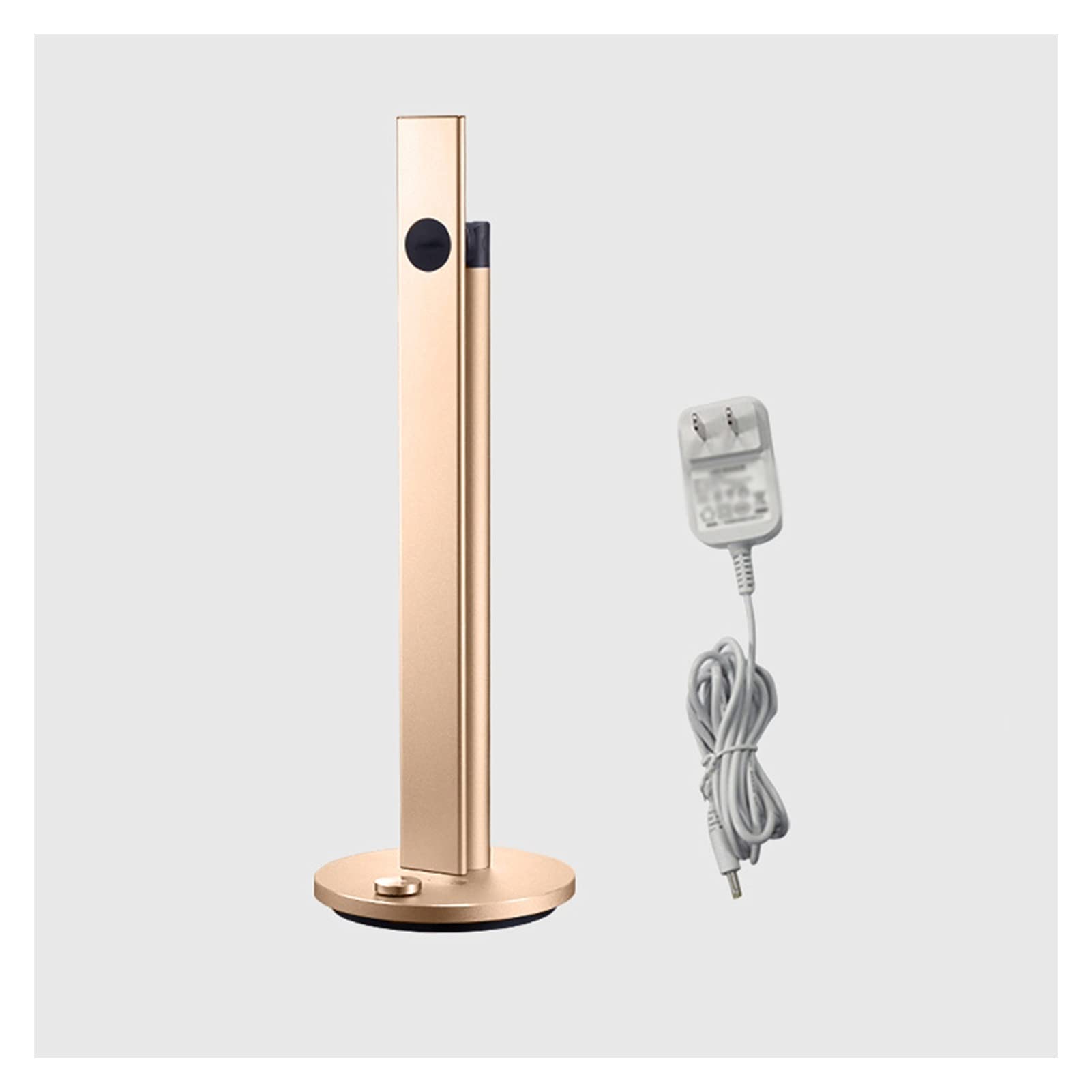 Adjustable LED Desk Lamp with Dimmable Knob - 12W Bright Foldable Reading Light for Home Office, Study & Bedroom - Dual Light Source Table Lamp in Gold (Perfect for Night Reading, Work & Relaxation)