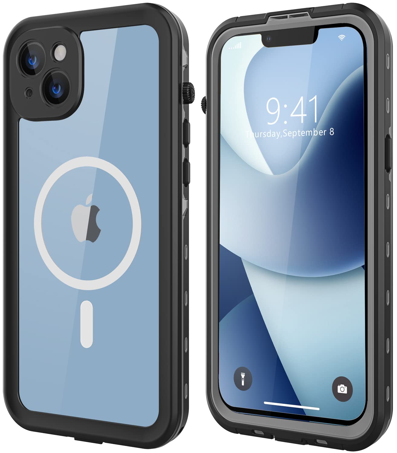 **Dewfoam Waterproof Shockproof Case for iPhone 14 (6.1