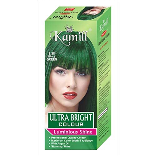 Kamill Permanent Hair Color for Women & Men - Natural, Organic, Shiny Hair Dye (8.38 Glory Green) | At-Home Salon Quality Hair Coloring for Vibrant, Long-Lasting Results