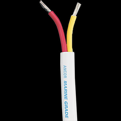 18/2 AWG Safety Duplex Cable 100 Ft - UL Listed Electrical Wire for Home Appliances & Power Tools - Indoor/Outdoor Use for Extension Cords & Lighting Installations