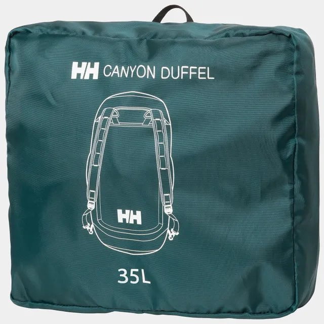 Helly Hansen Canyon Duffel Pack 35L Waterproof Hiking Backpack - Durable Travel Bag for Outdoor Adventures, Camping & Gym Use