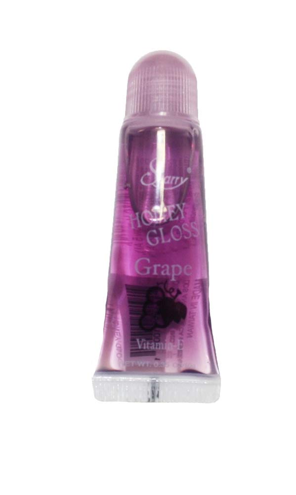 Fruit Flavored Lip Gloss with Vitamin E - Grape Flavor | Hydrating & Shiny Lip Gloss for Daily Wear & Makeup Looks