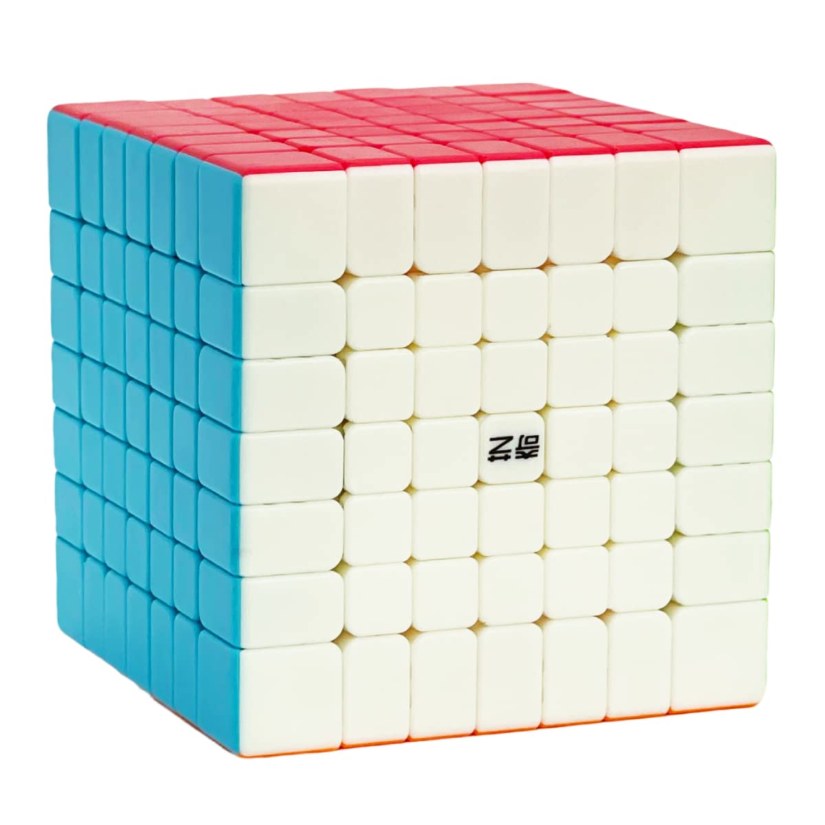 QY Toys 7x7 Speed Cube Puzzle - Professional Stickerless Magic Cube for Adults & Kids - Smooth Turning Brain Teaser Game for Speedcubing, STEM Learning & Stress Relief