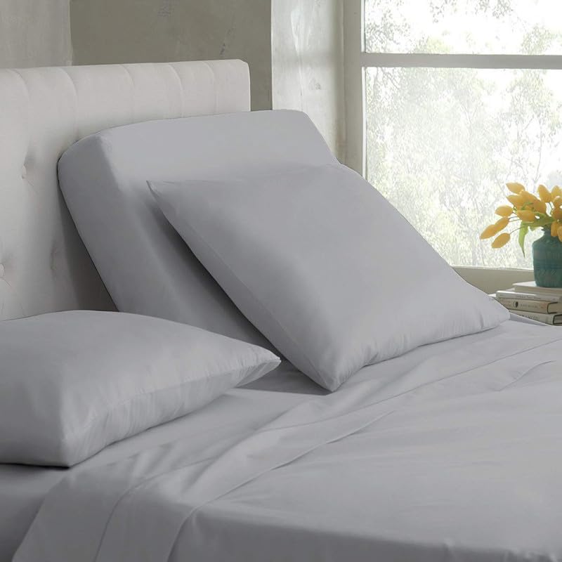 **Premium 100% Cotton Split King Sheet Set for Adjustable Beds - 16
