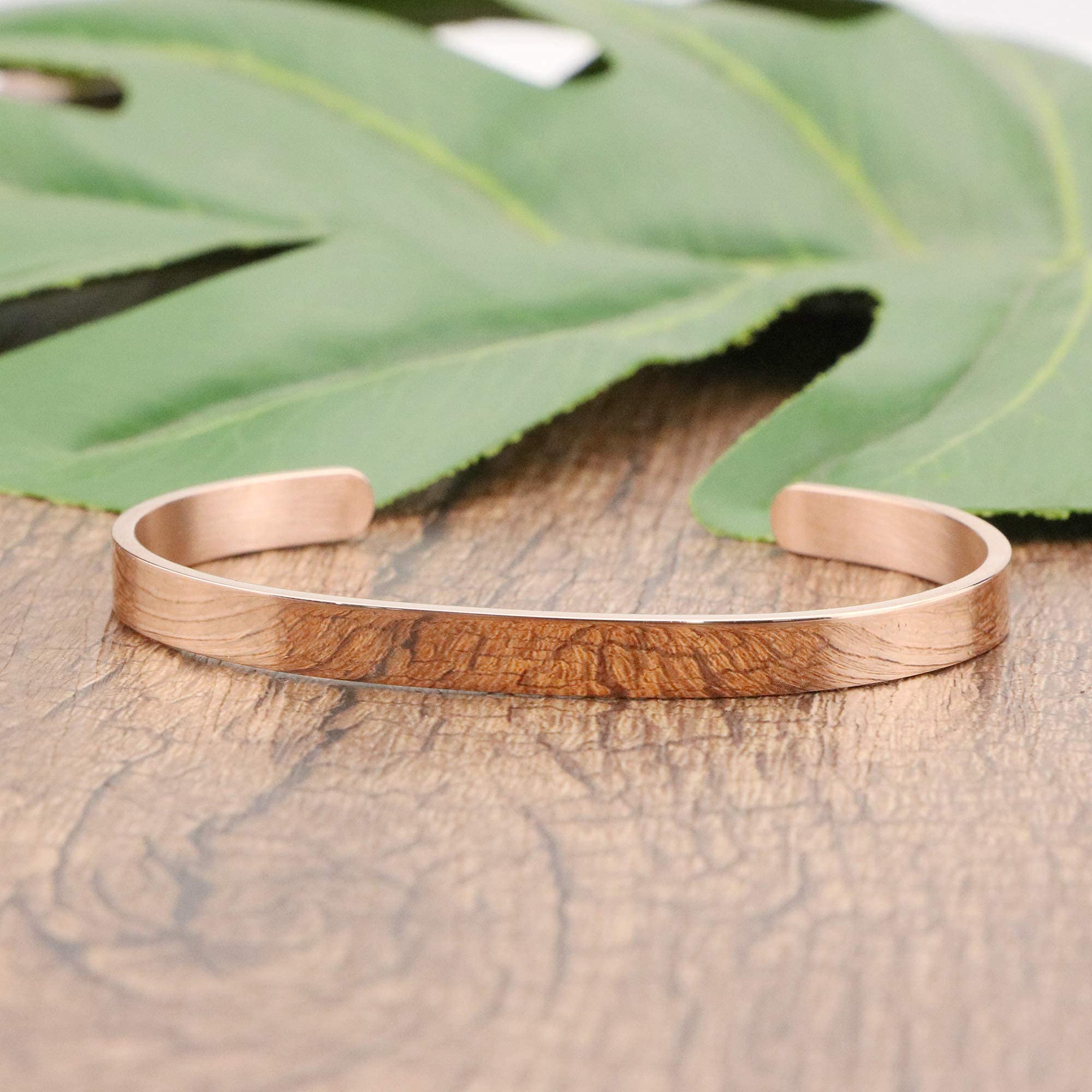 JoycuFF Women's Stainless Steel Cuff Bracelet - Meaningful Christmas, Birthday & Thanksgiving Gift for Mom - Elegant Bangle Jewelry for Mother's Day, Anniversary & Special Occasions