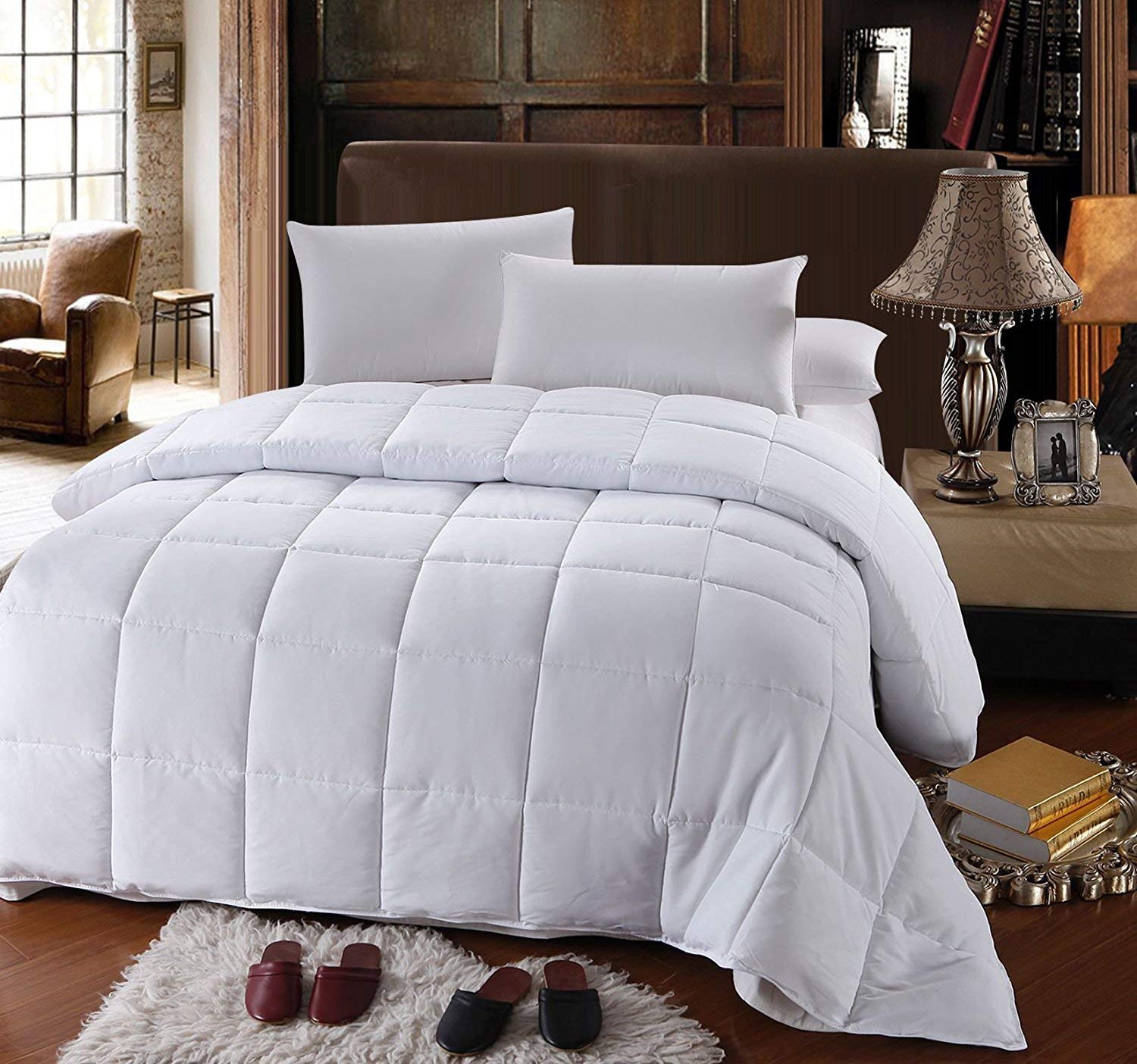 Royal Hotel Luxury 10-Piece Myra Full Size Embroidered Comforter Set in Chocolate - Soft Bedding Collection for Master Bedroom, Guest Room & Dorm Decor